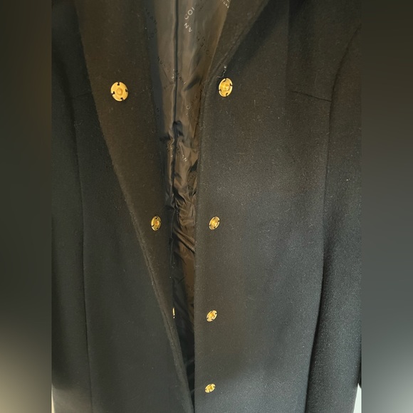 Cole Haan Longline Wool Coat - Picture 4 of 5